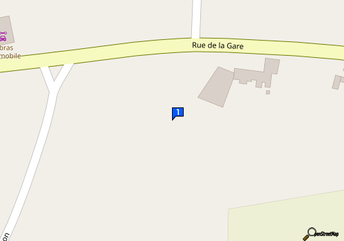 Carte Le Bras Automobiles
