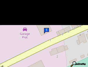 Carte Garage Daniel Le Prat