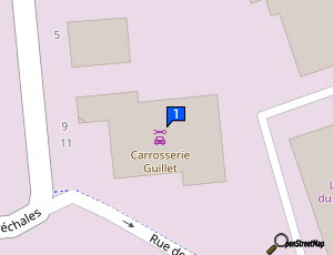 Carte Carrosserie Guillet