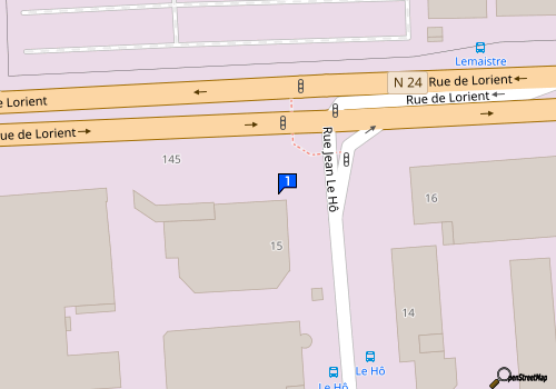 Carte Garage Hubert