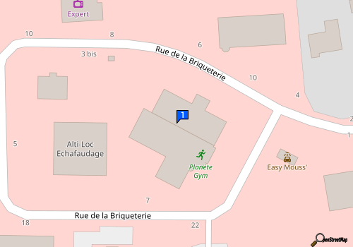 Carte Garage Milet