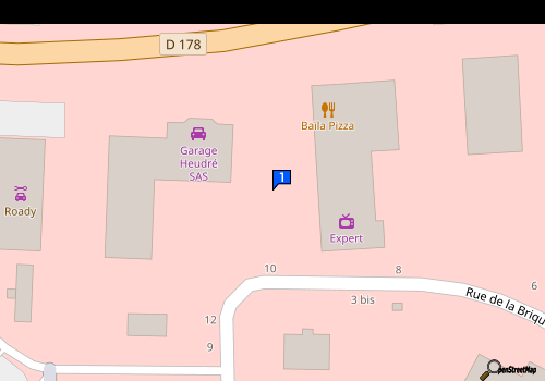 Carte Garage Heudre