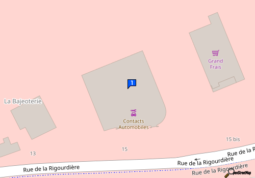 Carte Contacts Automobiles