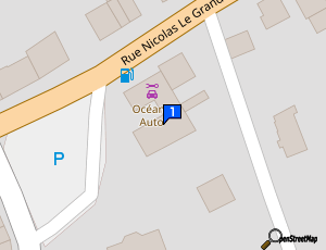 Carte Sarl Oceane Auto