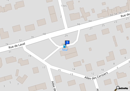 Carte Garage Station Service Des Coevrons