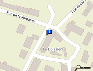 Carte La Boissiere