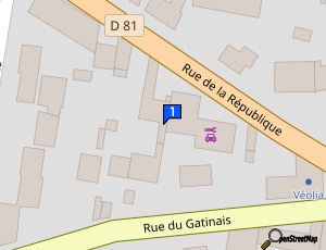 Carte Gatinais Auto
