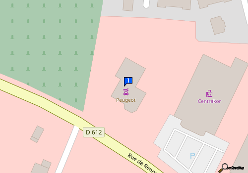 Carte Sarl Garage Cecilien