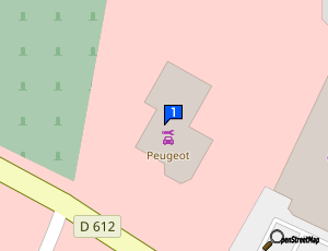 Carte Sarl Garage Cecilien