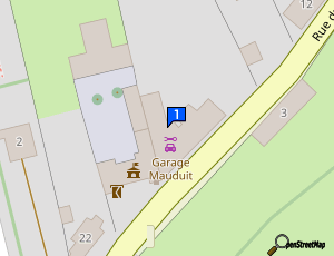 Carte Garage Mauduit
