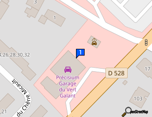 Carte Garage Du Vert Galant