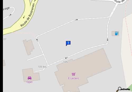 Carte Kerlouis Auto