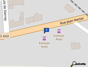 Carte Sarl Garage Estissac Auto