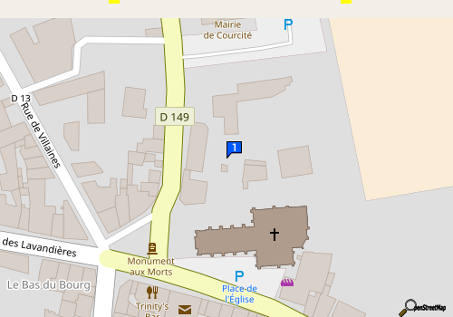 Carte Garage Auto Courcite