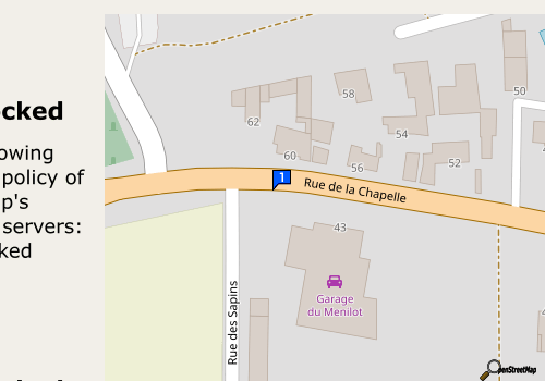 Carte Garage Du Menilot