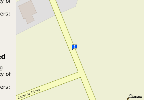 Carte Sarl Garage Demarsy