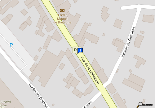 Carte Sarl Garage Le Calvez