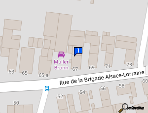 Carte Garage Muller Bronn