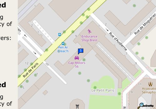 Carte Cejez Garage