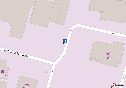 Carte R N 6 Automobile Melun