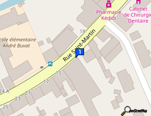 Carte Carrosserie Saint Martin