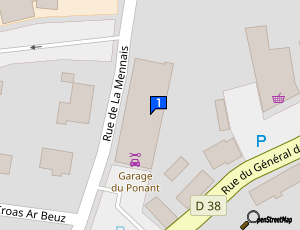 Carte Garage Du Ponant