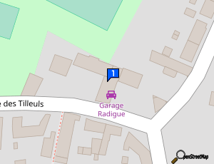 Carte Garage Radigue