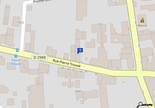 Carte Saint Arnoult Automobiles