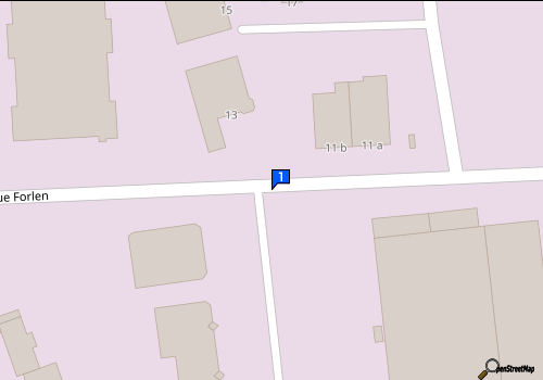 Carte Sineo Strasbourg
