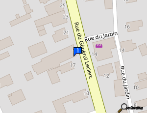 Carte Sarl Carrosserie Gaertner Fernand