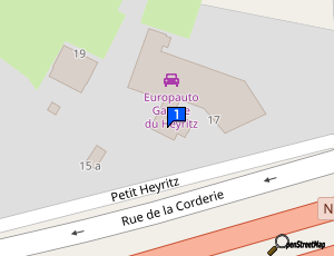 Carte Europauto Soc Expl Garage Heyritz