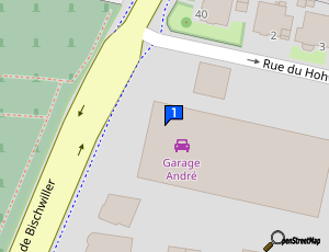 Carte Garage Andre