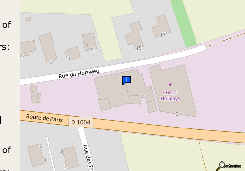 Carte Garage Werle