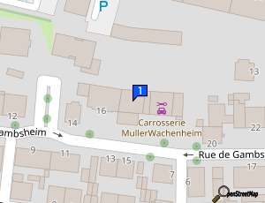 Carte Carrosserie Muller Wachenheim