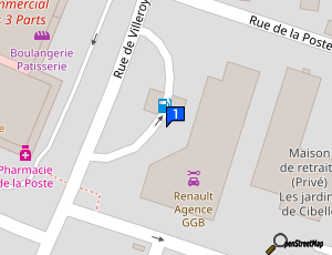 Carte Grand Garage Bondouflois