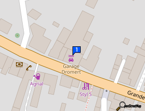 Carte Staff Auto Garage Dromert