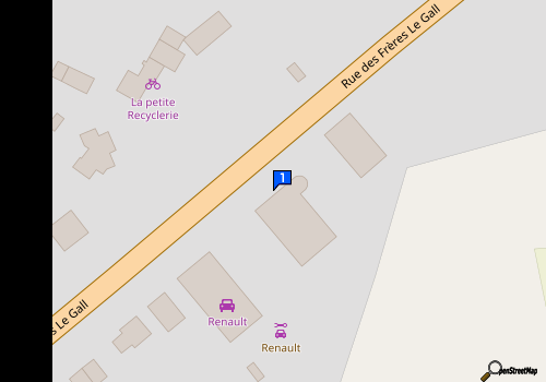 Carte Sarl Garage De L Armorique