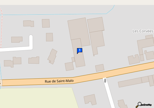 Carte Garage Saint Coulomb