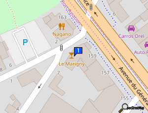 Carte Etablissements Jean Claude Le Gallou