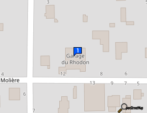 Carte Garage Du Rhodon