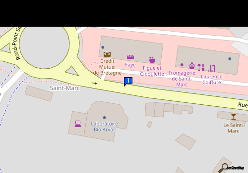 Carte Centre Commercial