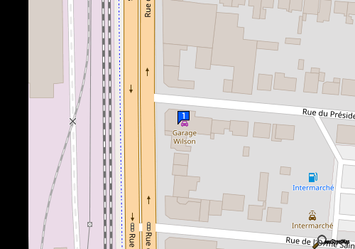 Carte Garage Wilson