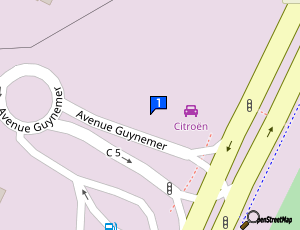 Carte Garage Saint Honore