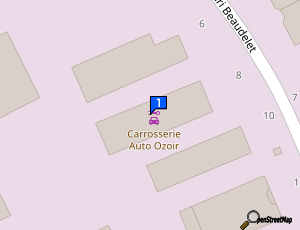 Carte Carrosserie Autos Ozoir