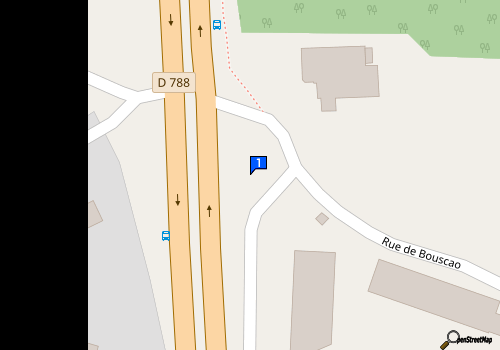 Carte Saint Meen Auto
