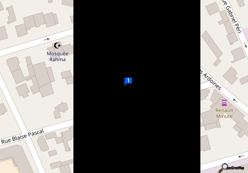 Carte Garage Blaise Pascal