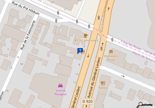 Carte Garage Nottin