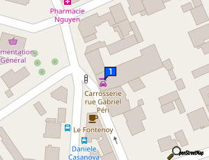 Carte Garage Gabriel Peri