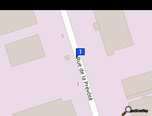 Carte Garage La Prevote78