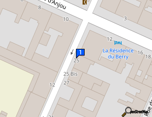 Carte Garage Saint Honore